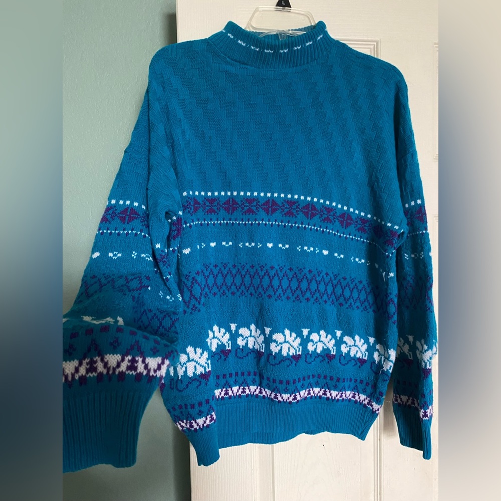 Christmas sweater could be UGLY Christmas sweater if you think so. Oversized